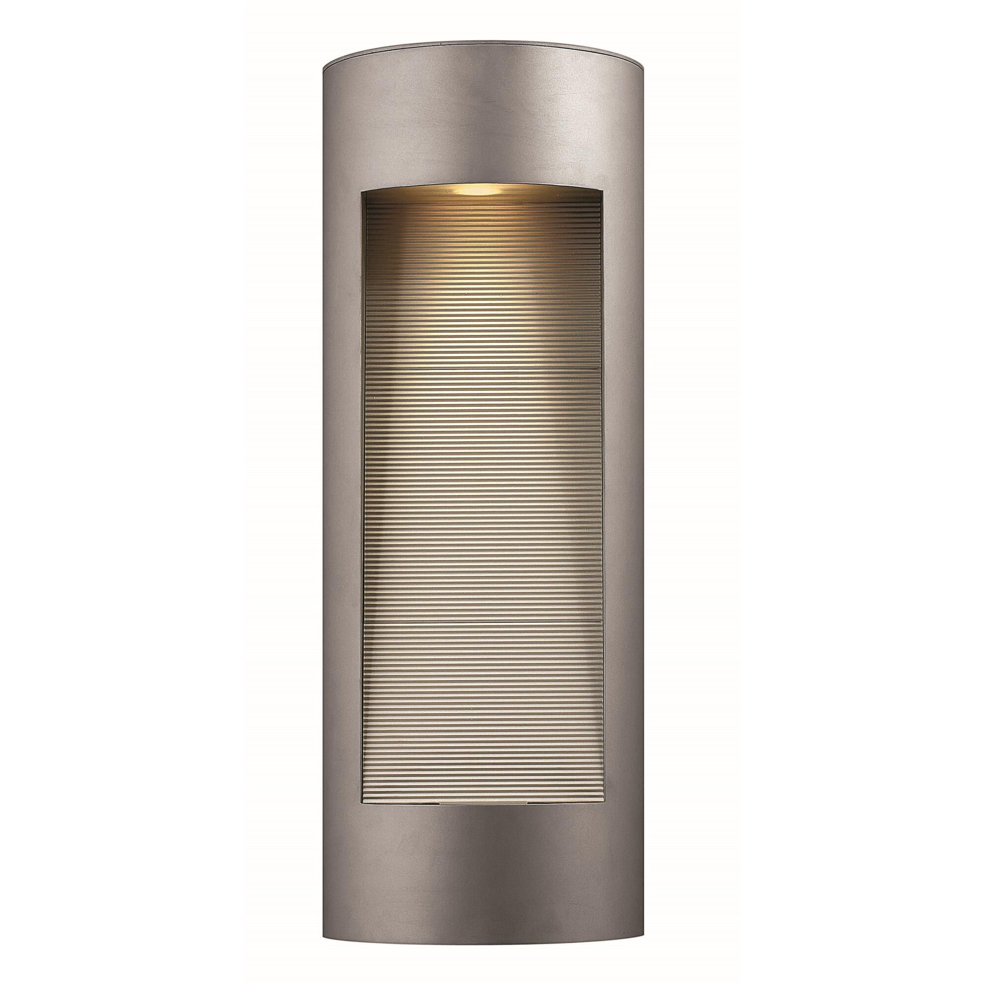 Shown in Titanium finish and Etched  Lens glass